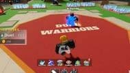 Trying to fight other players in the game (Image via Sportskeeda Gaming || Roblox)